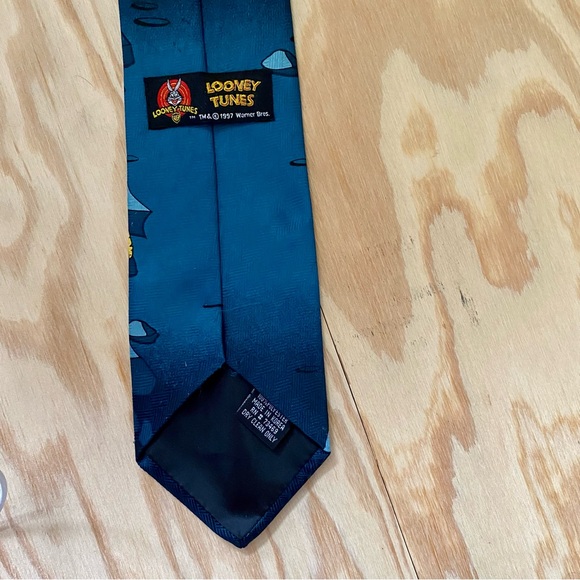Vintage Looney Tunes Outer Space Classic Tie, Bugs Martin Taz Tweetie Donald - Picture 5 of 10